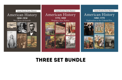 Great Events from American History - 3 Set Bundle (1492-1918)