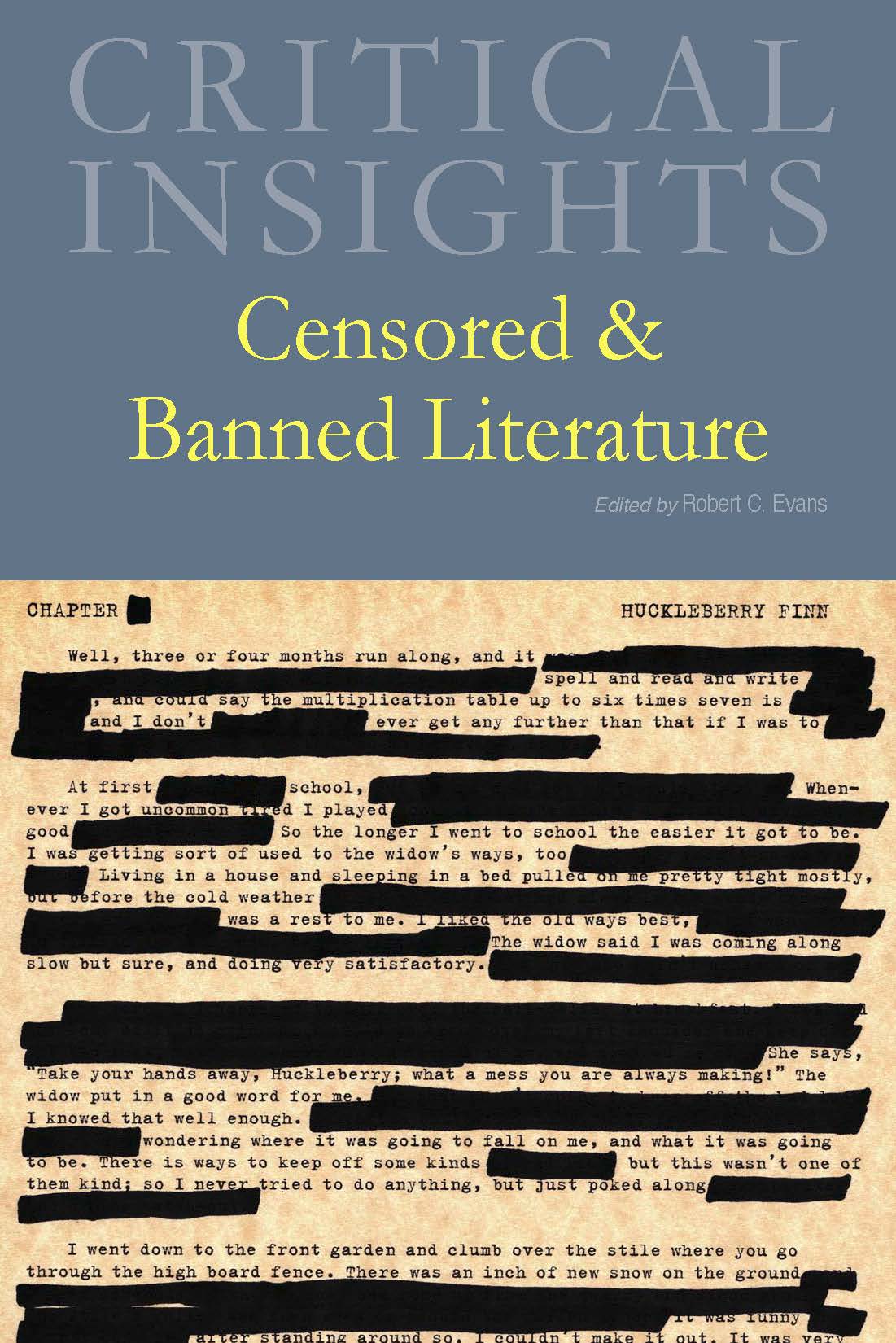 Critical Insights: Censored & Banned Literature