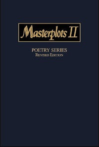 洋書 Masterplots Revised Category Edition Masterplots II: Poetry Series, Revised Edition – Salem Press