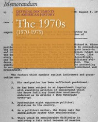 Defining Documents in American History: The 1970s